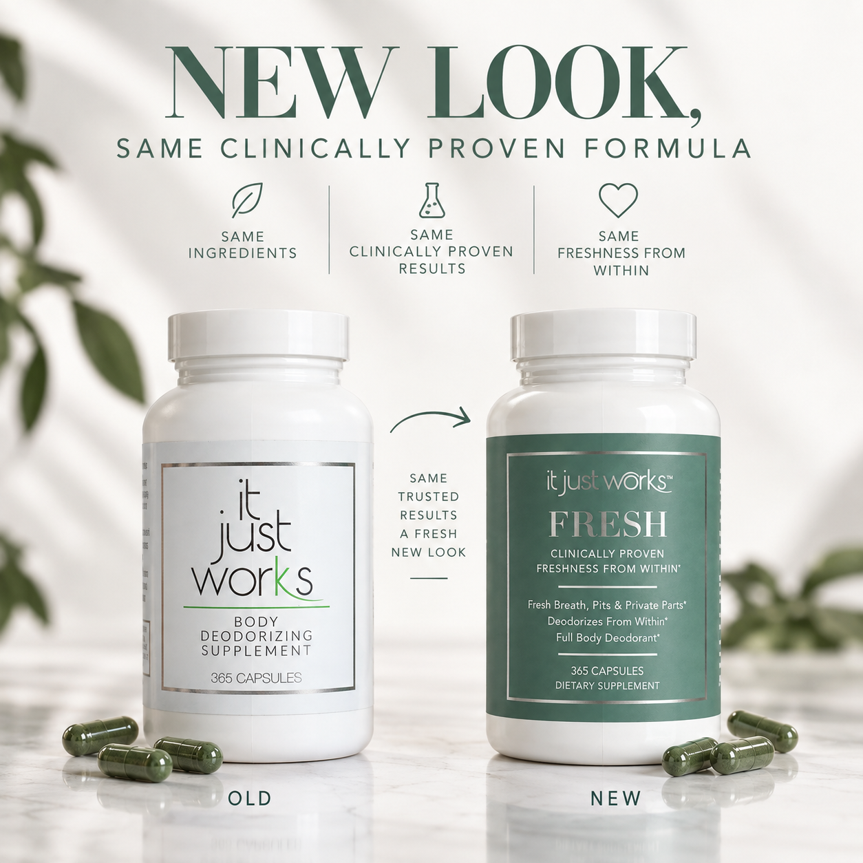 Body Deodorizing Supplement | Sustainable 365 Mega Bottle