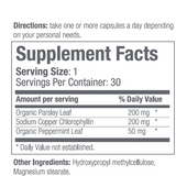 Body Deodorizing Supplement