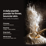 TIGHT is a daily peptide powder for firmer, bouncier skin: firmness, elasticity, snap-back, whole-body.