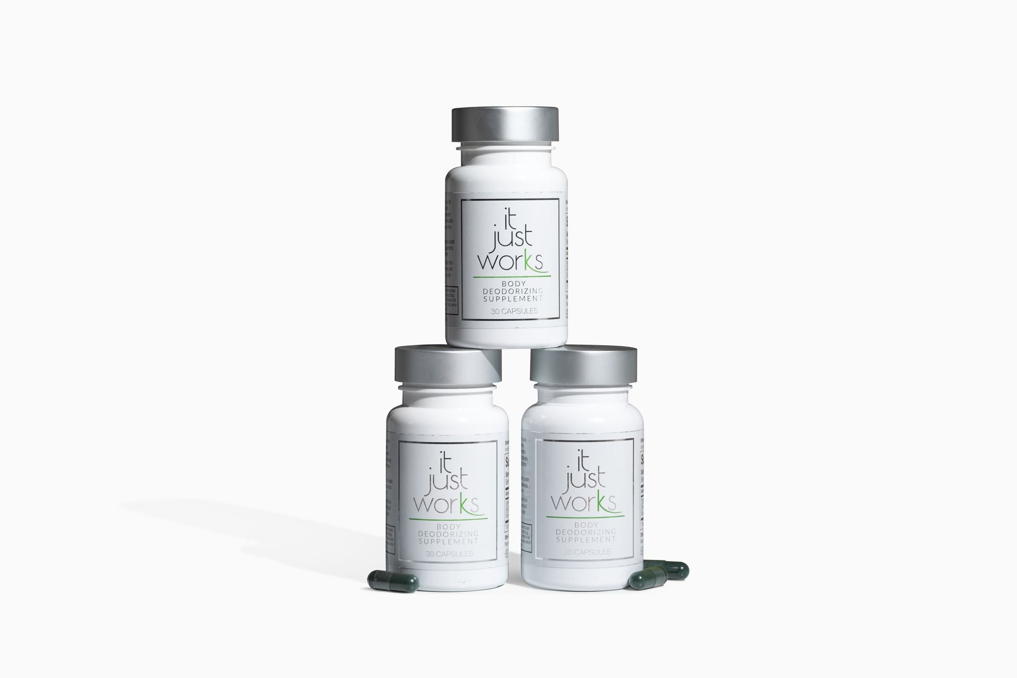 Body Deodorizing Supplement | 3 Pack Bundle
